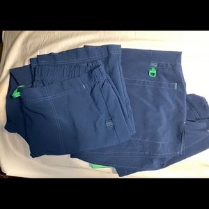 Navy Blue Carhartt scrub set